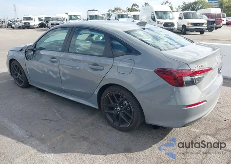 2025 Honda Civic Sport из США, поврежденный, VIN 2HGFE2F5XSH570145